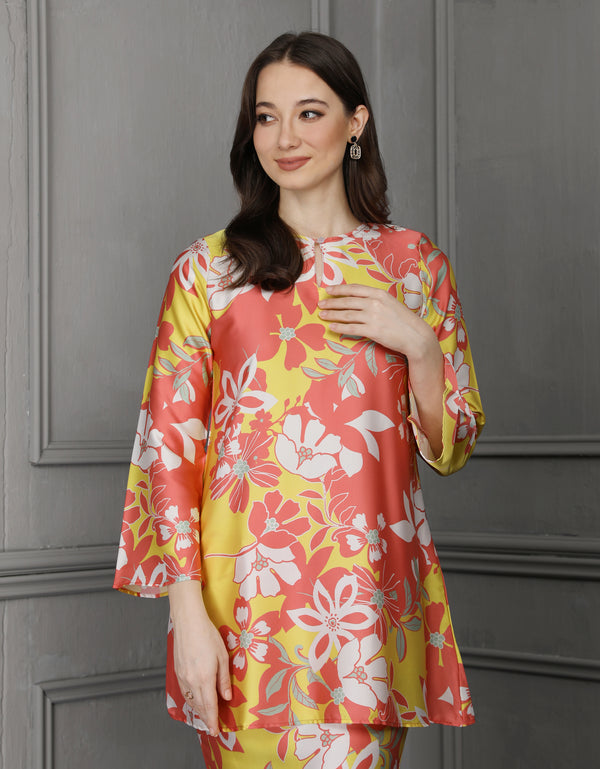 BAJU KURUNG PAHANG MODEN DASHA (LEMON)
